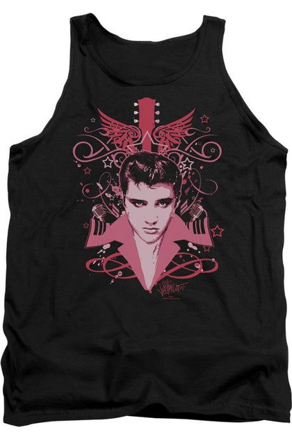 Gildan Elvis Presley Lets Face It Tank Black XLarge 2