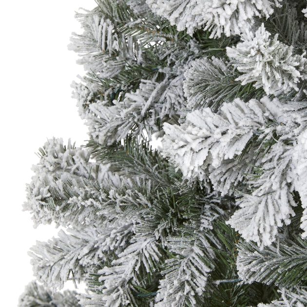 Hivvago 8 Fuß beschneiter West Virginia Tannenbaum Kunstbaum 4