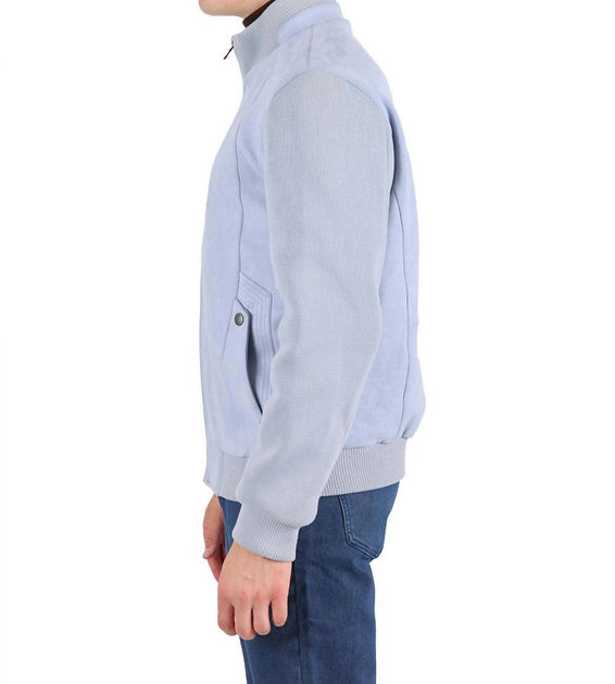 Barabas Cordial Way Bomber Jacket Blue Medium 3