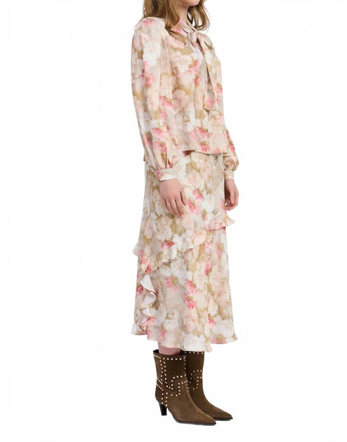 Jacquie The Label Mackenzie Blouse Pink Large 3