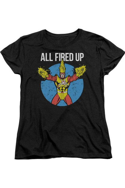 Gildan Justice League Firestorms Short Sleeve Tee Black Medium 2