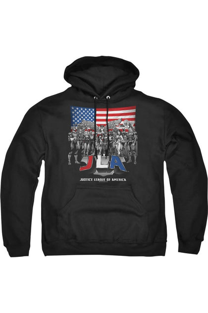Gildan Justice League of America Hoodie Grey Medium 2