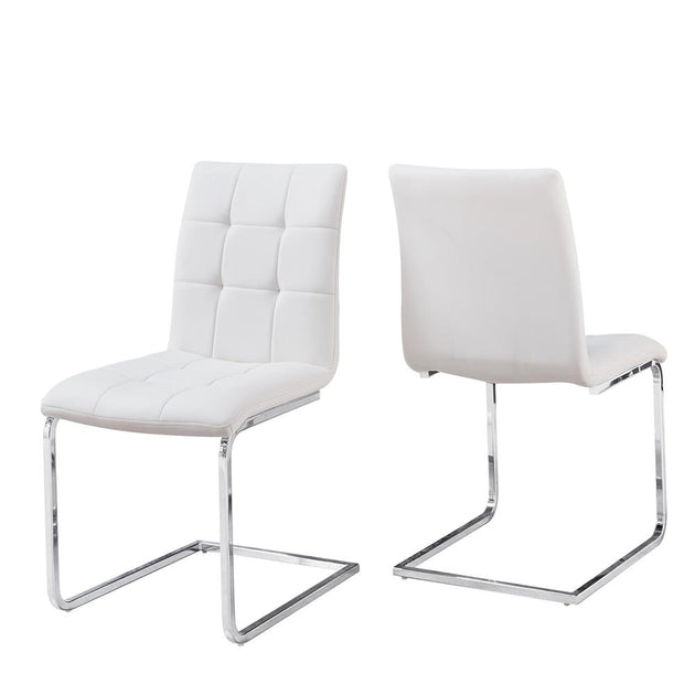 Steve Silver Escondido Side Chair White Set of 2 2