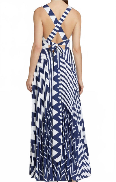 MILLY Oria Dress In Blue