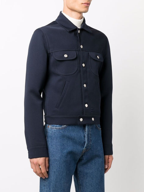 Courrèges Cotton Jacket Navy Blue EU 54 4