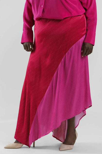-bl^nk- Angela Maxi Skirt Pink 3X 3