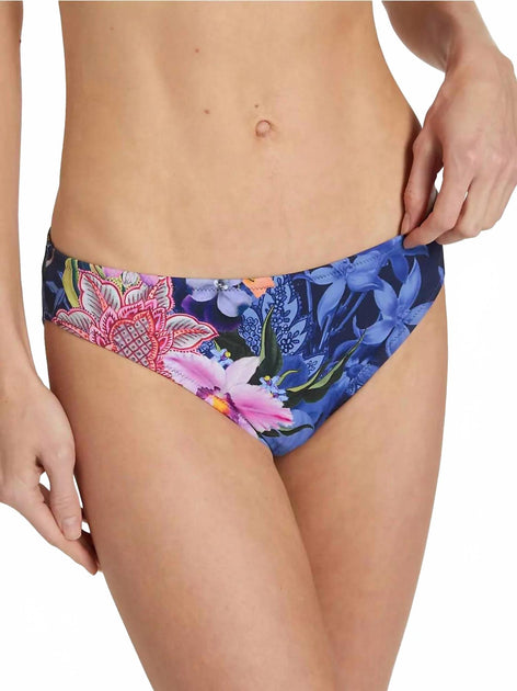 Johnny Was Hipster Bikini Bottom Blau Large 4