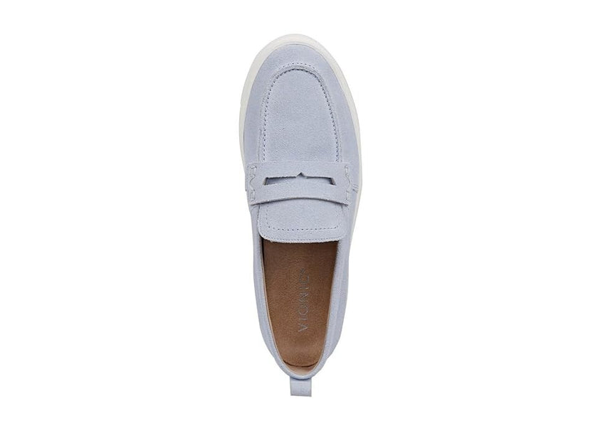 Vionic Uptown Penny Loafer Blue Suede US 7.5 3