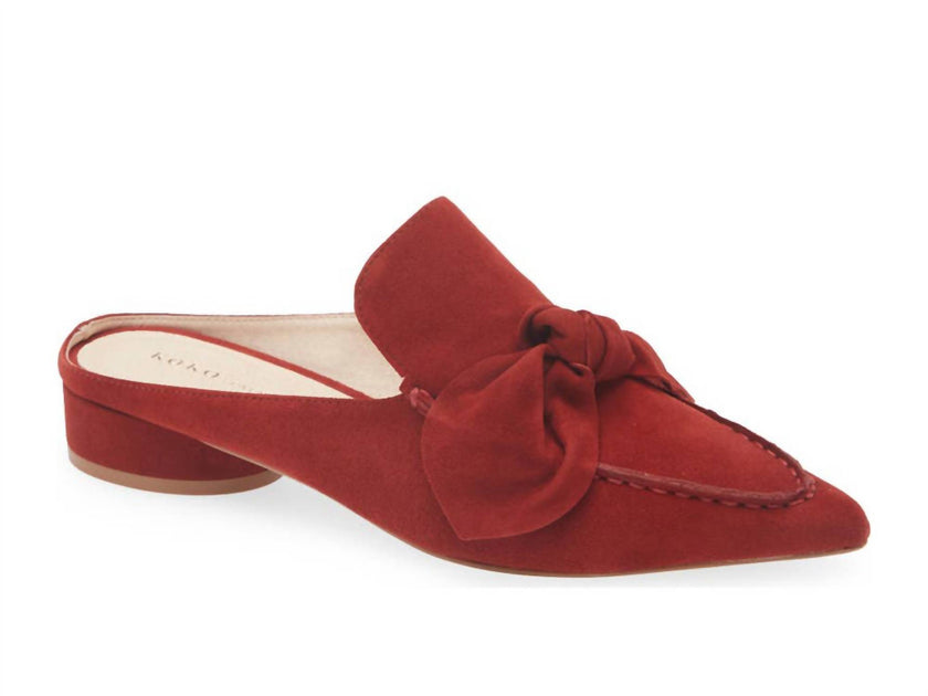 Koko + Palenki Piet Mule Red 6.5 2