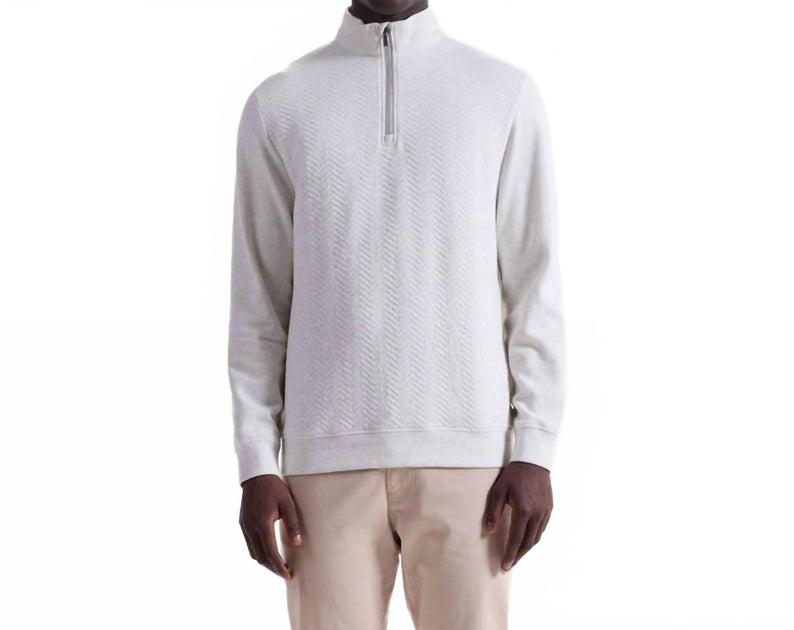 Bugatchi Uomo Chevron Melange Top Purple XL 2