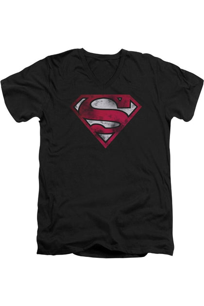 Gildan Superman War-Torn Shield T-Shirt Black Medium 2