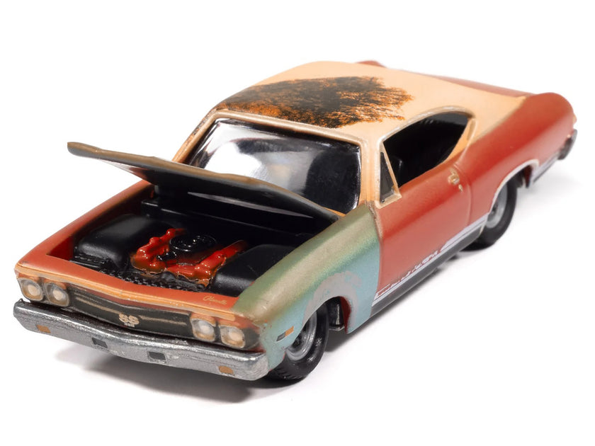 Johnny Lightning 1968 Chevrolet Chevelle SS 396 Matador Rot 1/64 4