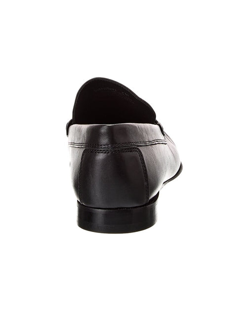 Donald Pliner Donnie Leather Loafer Black US 8 4