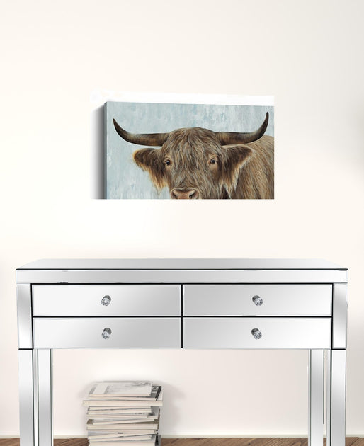 Hivvago Tableau sur Toile Bold No Bull 2