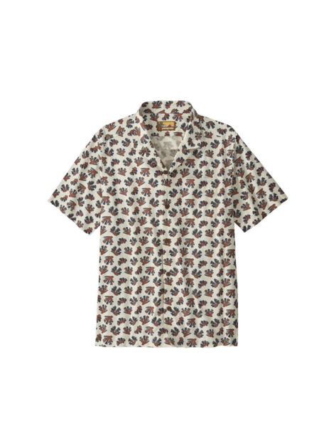 Patagonia Tidal Threads Camp Shirt Beige Small 4