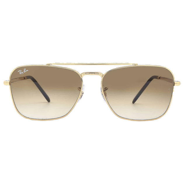 Ray-Ban RB3636 New Caravan Square Sunglasses Gold 58 2