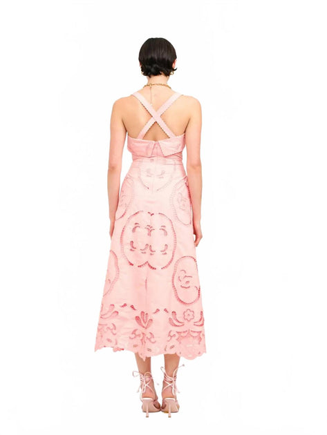 Sofie the Label Palermo Dress Pink Small 3