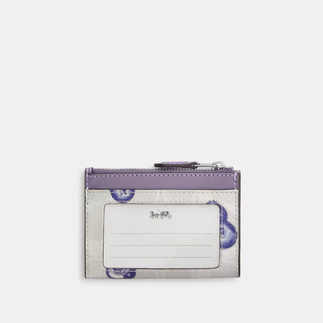 Coach Outlet Mini Skinny Id Case In Signature Canvas With