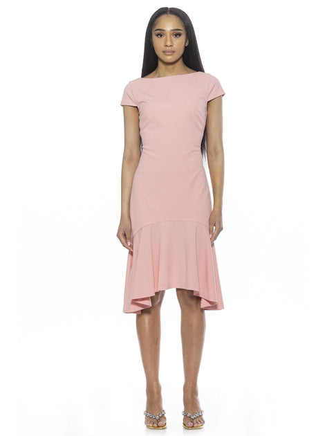 Alexia Admor Renata Dress Gold Large 2