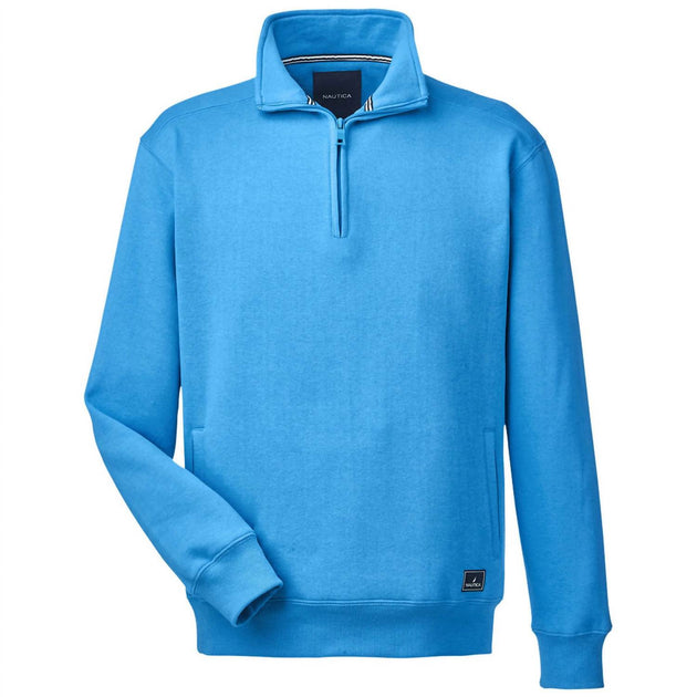 Nautica Anchor Quarter Zip Top Blue XLarge 4