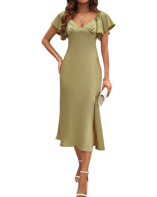 DELI.S Midi Dress Brown US 4 2
