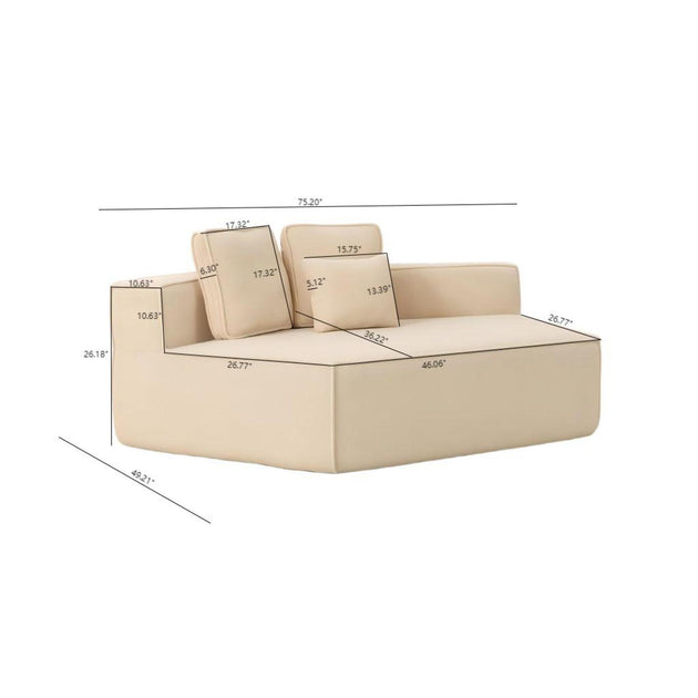 GOODSILO Modular Foam Lounge Chair 4