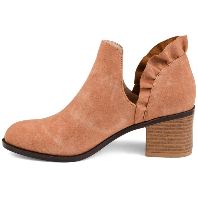 Journee Collection Lennie Bootie Brown 5.5 3