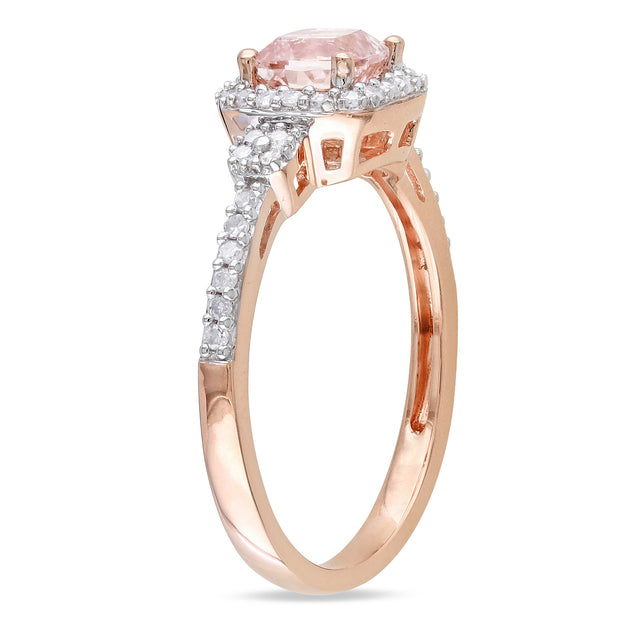 Mimi & Max Halo Ring Pink US 7.5 3