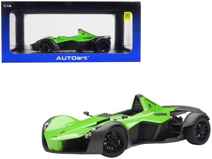 Autoart BAC Mono Diecast Model Car Metallic Green 1/18 3