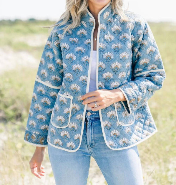 Victoria Dunn Leo Jacket Blue Small 3