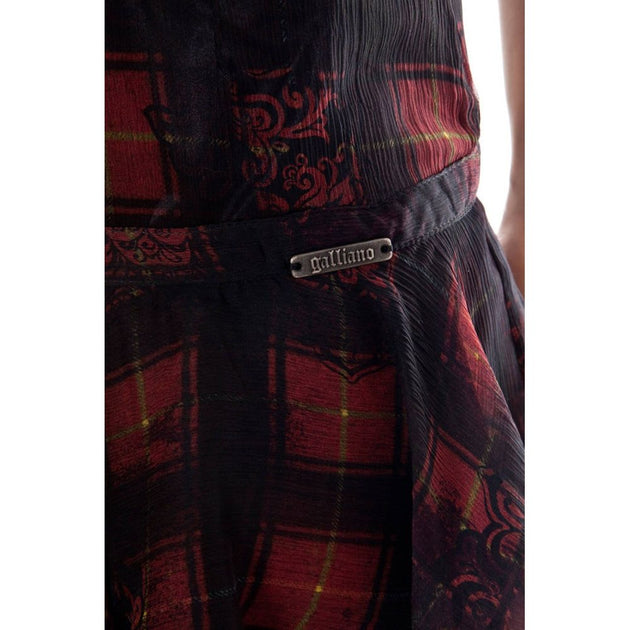 John Galliano Damenrock Grün W24 4