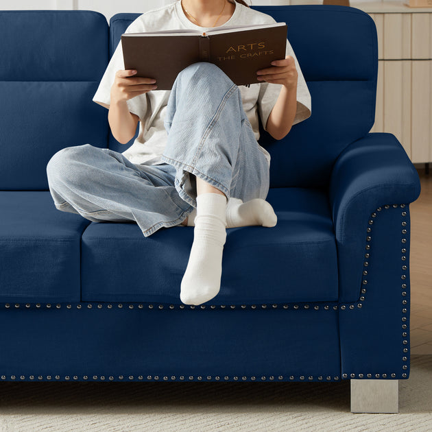 Streamdale 82 Sofa Blue 4