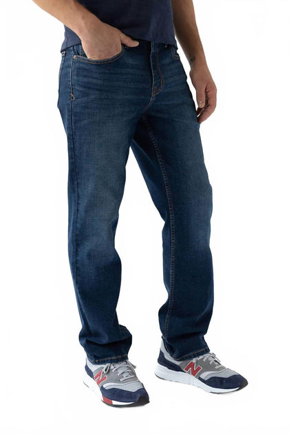 DEVIL-DOG Relaxed Straight Leg Jeans Blue 38W x 32L 3