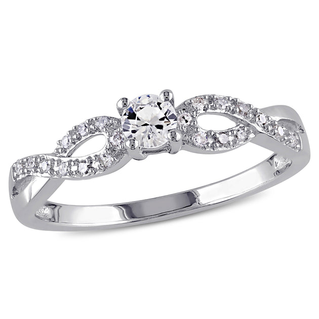 Mimi & Max Infinity Ring Silver US 10 2
