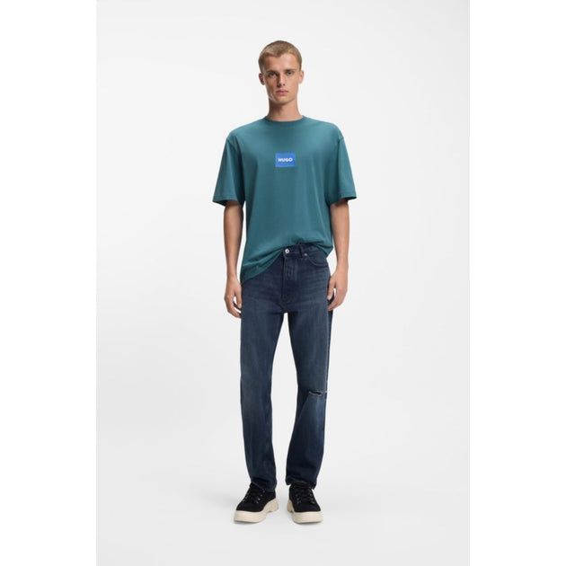 Hugo Boss Logo-print T-shirt Blue Small 3