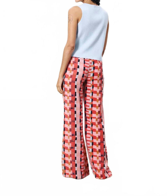 FRNCH Clemencia Spatule Trousers Pink Small 4