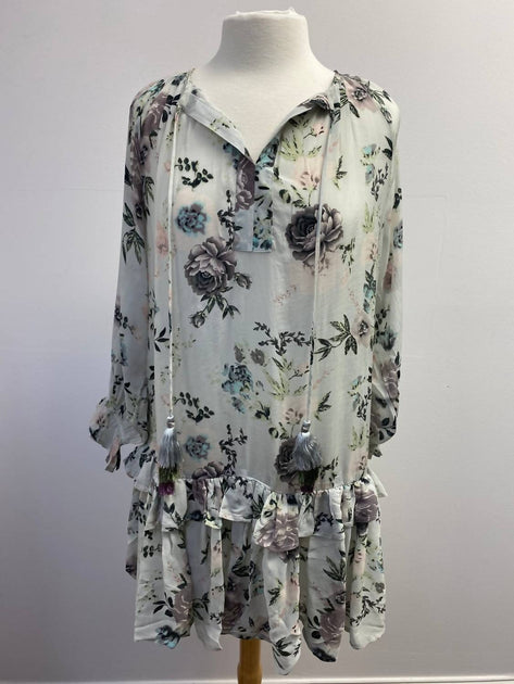 Tolani Sonia Dress Beige XS 2