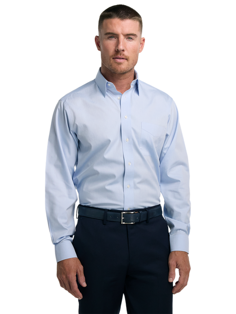 Paul Fredrick Pinpoint Point Collar Dress Shirt White US 16.5 36/37 3