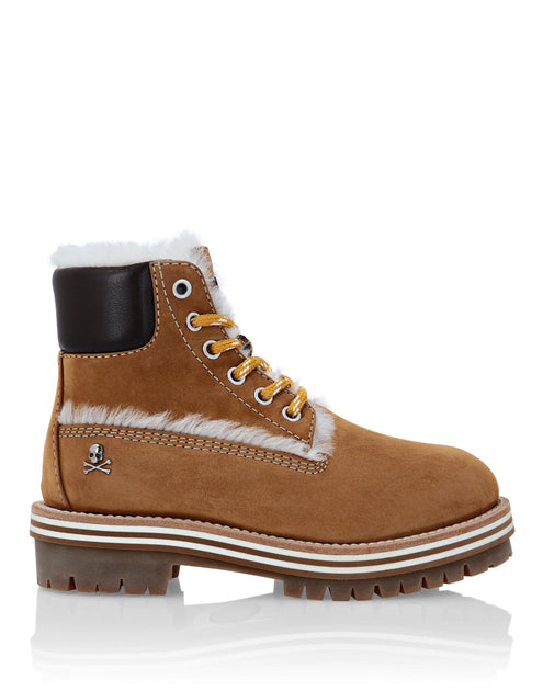 Philipp Plein The Hunter Nubuck Boots Brown EU 32 3