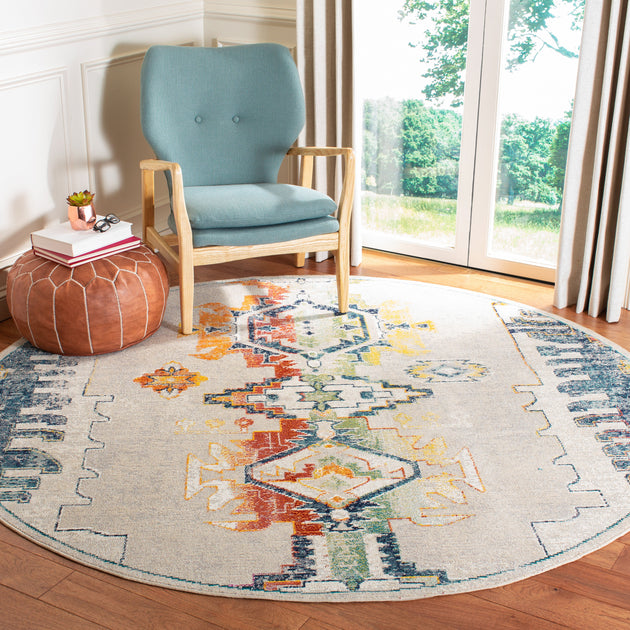 Tapis Safavieh Crystal CRS517, Gris clair / Orange 3