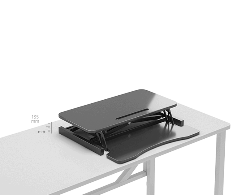 INOLEESK 56" Computer Desk with Storage Black 4