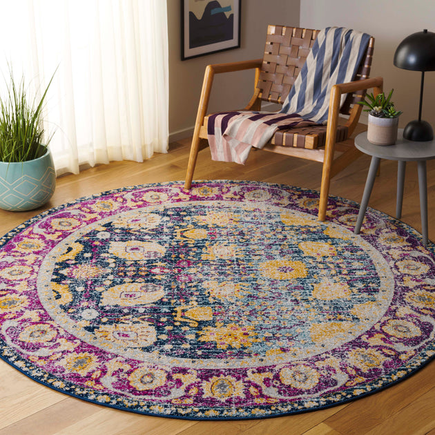 Tapis Safavieh Granada Bleu/Fuchsia 4