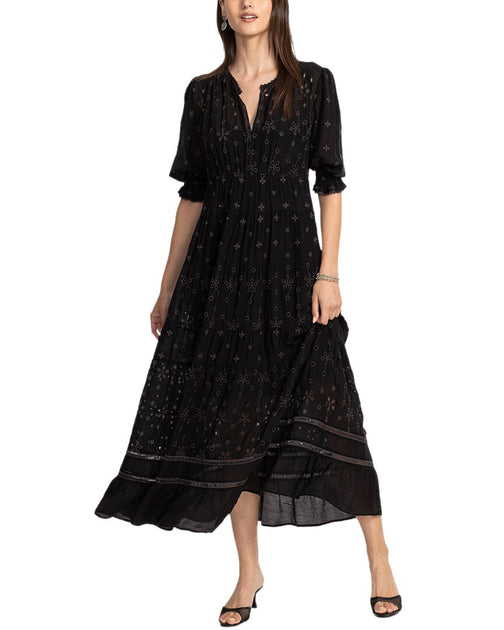 Johnny Was Daphne Dress Black Small 2