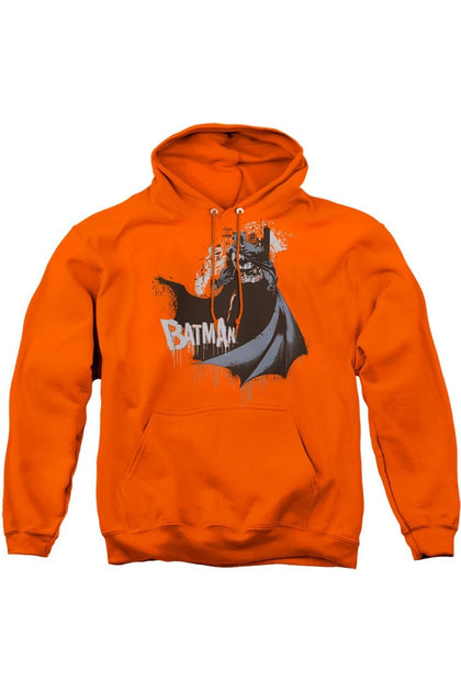 Gildan Batman The Drip Knight Hoodie Orange Large 2
