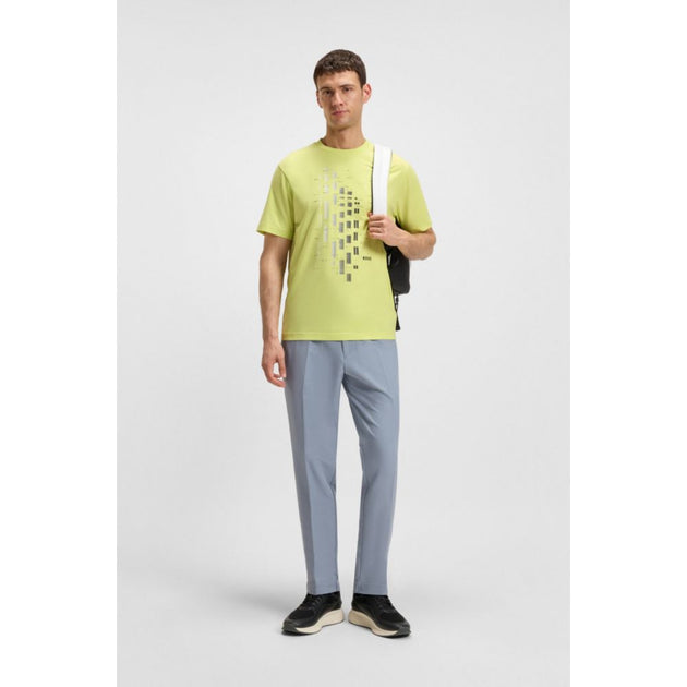 Boss Stretch-Cotton T-Shirt Green XXXL 3