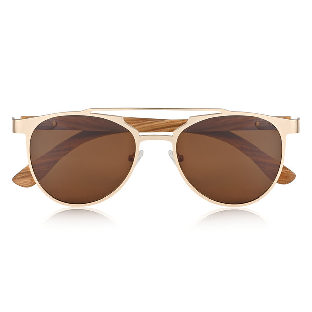 Earth Wood Positano Polarized Sunglasses Black One Size 3
