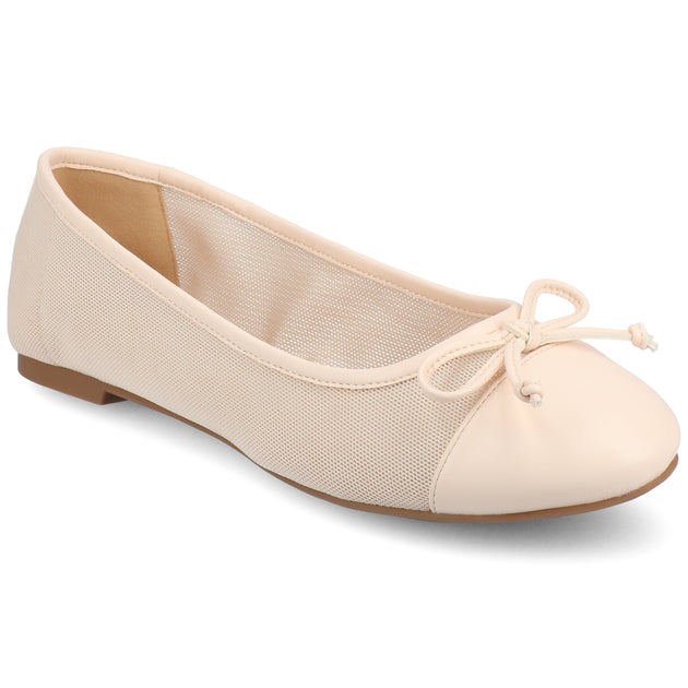 Journee Collection Kaiah Ballet Flats Beige US 8 2