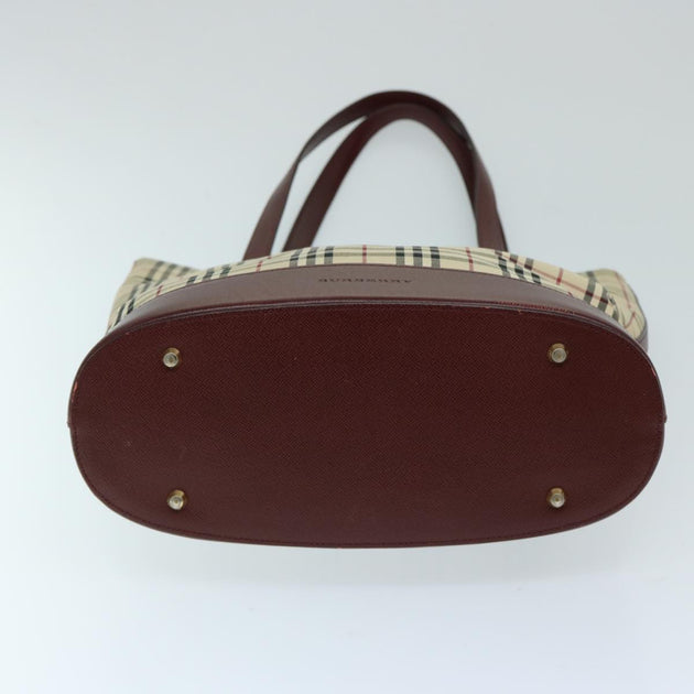 Nova Check Coated Canvas Boston Bag