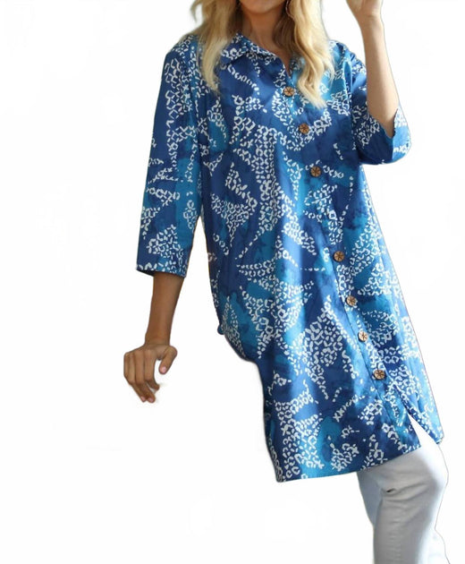 KikiSol Hatch A-Line Jacket Blue XLarge 2