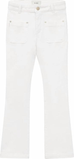 DL1961 Kids Claire Bootcut Jean White US 12 2